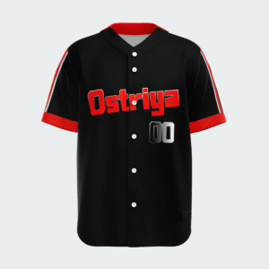 BFBS07 Baseball Full Button T-Shirt