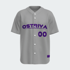 BFBS04 Baseball Full Button T-Shirt