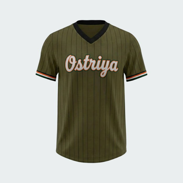 BVNS10 Baseball V-Neck T-Shirt