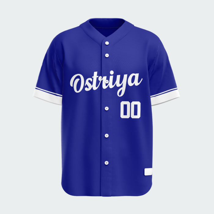BFBS02 Baseball Full Button T-Shirt