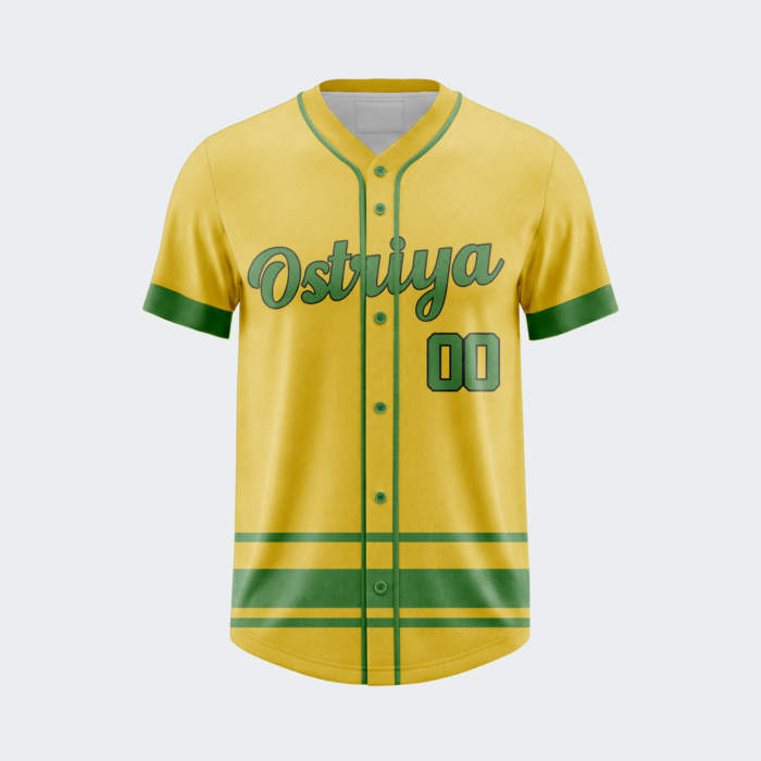 BFBS20 Baseball Full Button T-Shirt