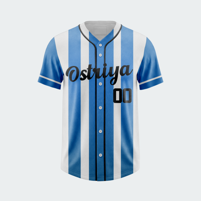 BFBS23 Baseball Full Button T-Shirt