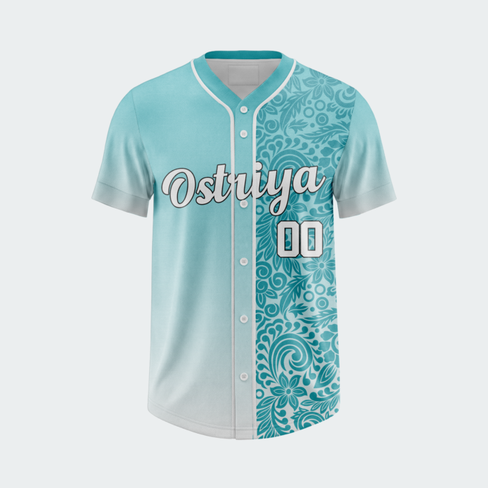 BFBS11 Baseball Full Button T-Shirt