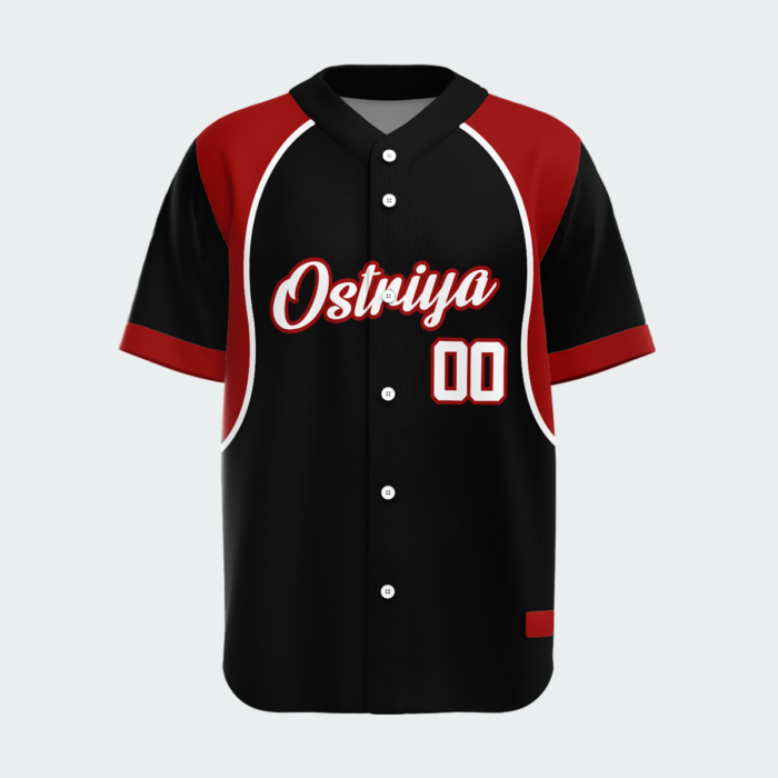 BFBS09 Baseball Full Button T-Shirt