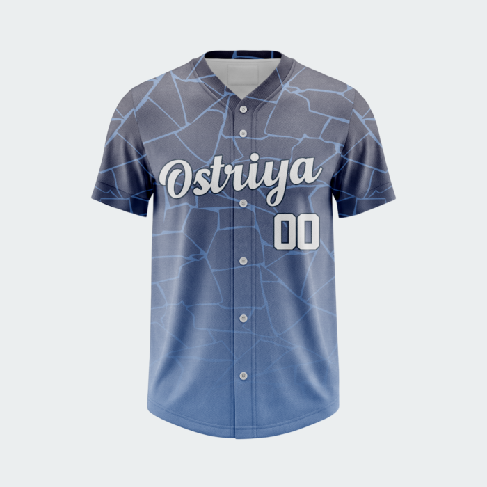 BFBS29 Baseball Full Button T-Shirt