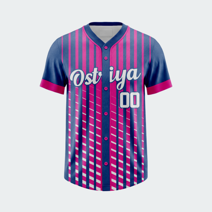 BFBS12 Baseball Full Button T-Shirt