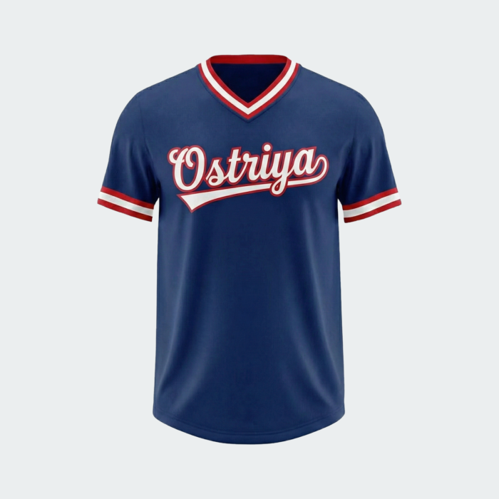 BVNS03 Baseball V-Neck T-Shirt