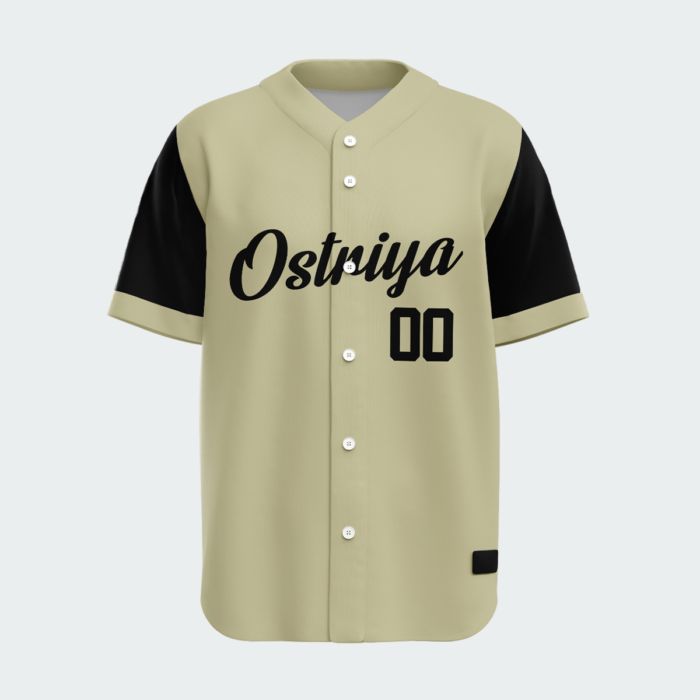 BFBS08 Baseball Full Button T-Shirt