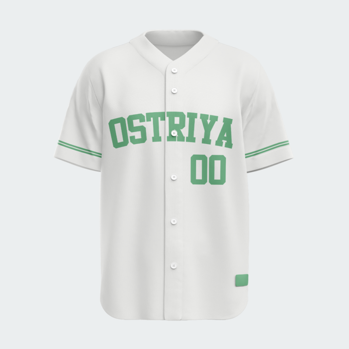 BFBS001 Baseball Full Button T-Shirt