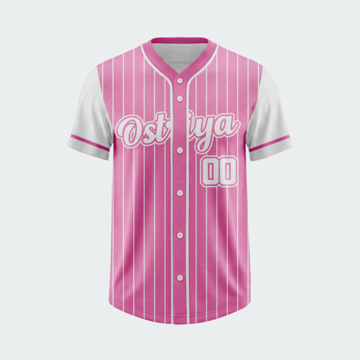 BFBS17 Baseball Full Button T-Shirt