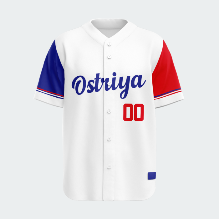 BFBS03 Baseball Full Button T-Shirt
